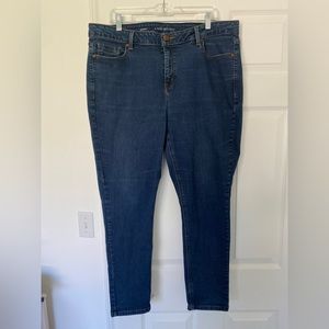 Lane Bryant Women’s Skinny Blue Jeans 18 Short